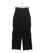 GIUNONジウノン）の古着「drawstring cargo pants」｜ブラック