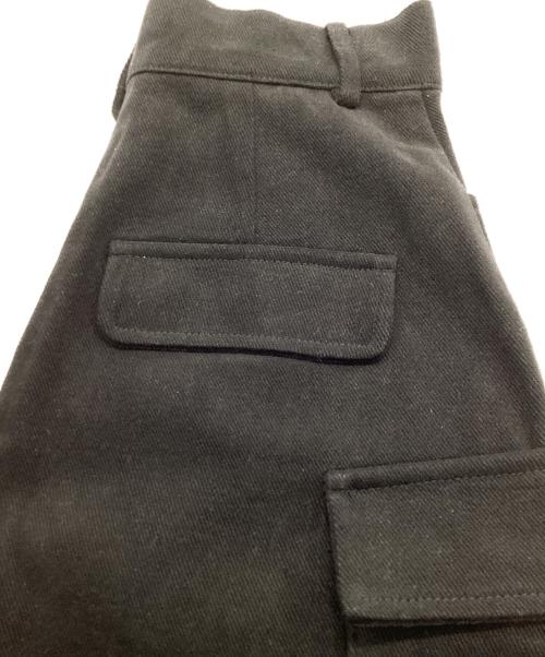 GIUNON（ジウノン）GIUNON (ジウノン) drawstring cargo pants ブラックの古着・服飾アイテム