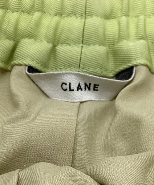 CLANE（クラネ）CLANE (クラネ) MODE JERSEY PANTS 黄緑 サイズ:1の古着・服飾アイテム