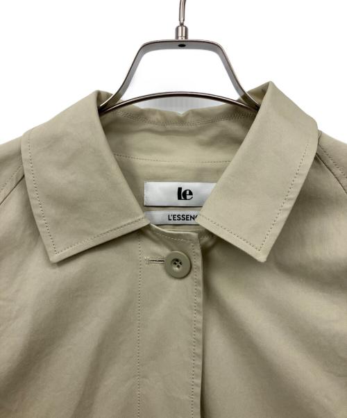 Le L'ESSENCE（ル・エサーンス）Le L'ESSENCE (ル・エサーンス) ステンカラーコート ベージュ サイズ:Fの古着・服飾アイテム