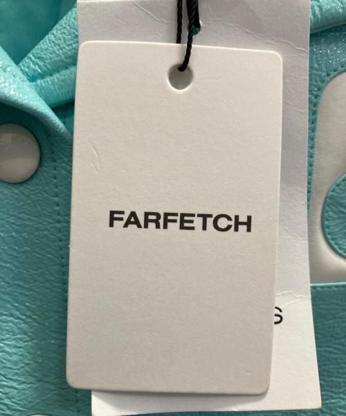 courreges（クレージュ）courreges (クレージュ) ライダースジャケット スカイブルー サイズ:36の古着・服飾アイテム