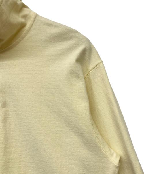 Blue（ブルー）Blue (ブルー) ハーフジップカットソー イエロー サイズ:SIZELの古着・服飾アイテム