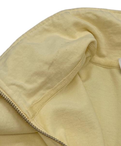 Blue（ブルー）Blue (ブルー) ハーフジップカットソー イエロー サイズ:SIZELの古着・服飾アイテム