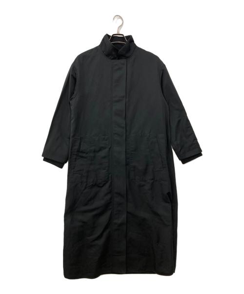 SUM1 STYLE（スミスタイル）SUM1 STYLE (スミスタイル) ボアベスト付き馬刺しゅうコート ブラック サイズ:FREEの古着・服飾アイテム