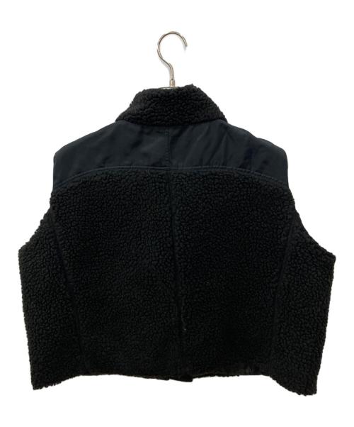 SUM1 STYLE（スミスタイル）SUM1 STYLE (スミスタイル) ボアベスト付き馬刺しゅうコート ブラック サイズ:FREEの古着・服飾アイテム