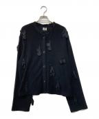 Irojikakeイロジカケ）の古着「24SS Flower garden pile tops」｜ブラック