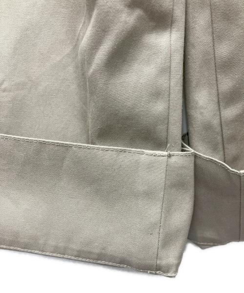 DRAWER（ドゥロワー）Drawer (ドゥロワー) コットンノースリーブオールインワン ベージュ サイズ:SIZE34の古着・服飾アイテム