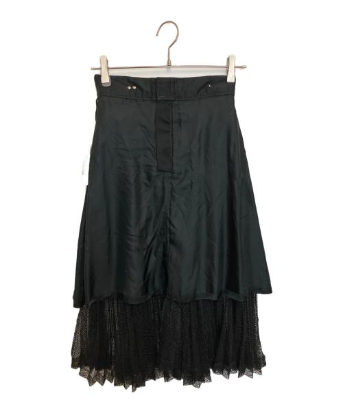 TOGA ARCHIVES（トーガアーカイブス）TOGA ARCHIVES (トーガアーカイブス) Dickies (ディッキーズ) Pleated skirt Dickies SP ブラック サイズ:34の古着・服飾アイテム