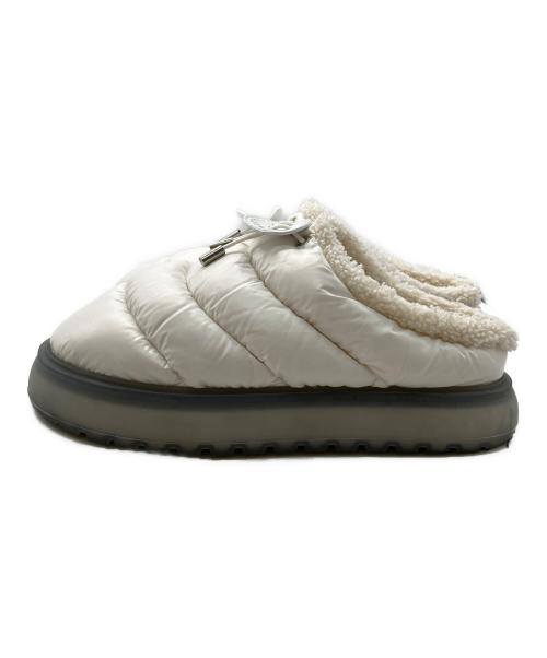 MONCLER（モンクレール）MONCLER (モンクレール) ダウンサンダル ホワイト サイズ:39の古着・服飾アイテム