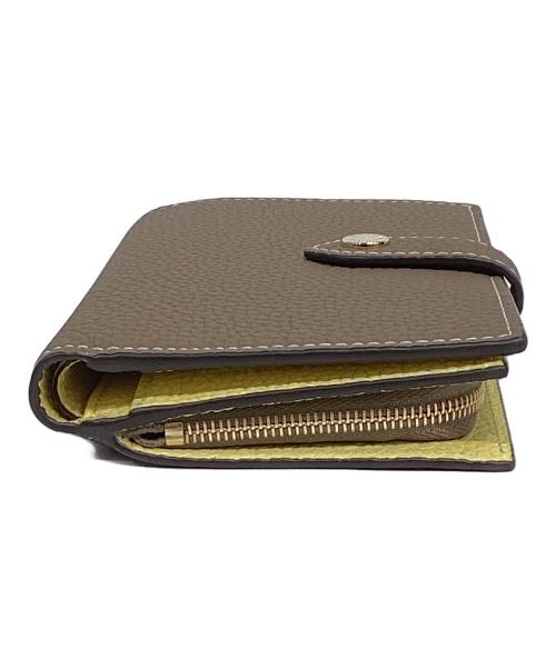 BONAVENTURE（ボナベンチュラ）BONAVENTURE (ボナベンチュラ) 2つ折り財布 ブラウンの古着・服飾アイテム