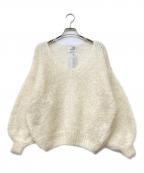 AMERICAN DREAMS×Nobleアメリカンドリームス×ノーブル）の古着「23AW 別注Vネックニット」｜ホワイト