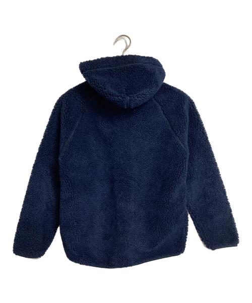 Gymphlex（ジムフレックス）Gymphlex (ジムフレックス) ボアフードジャケット　ボアジャケット　アウター ネイビー サイズ:16の古着・服飾アイテム