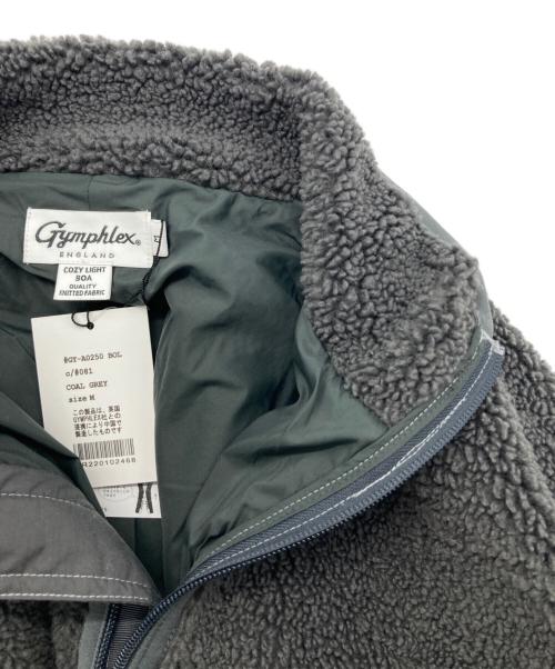 Gymphlex（ジムフレックス）Gymphlex (ジムフレックス) COZY LIGHT BOA BLOUSON グレー サイズ:Ⅿ 未使用品の古着・服飾アイテム
