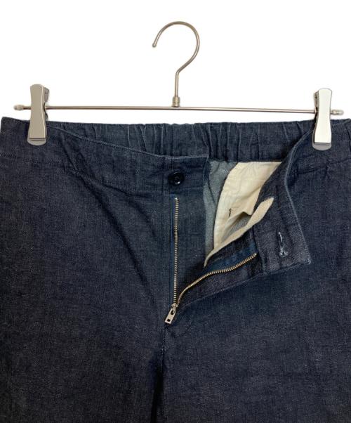45R（フォーティファイブ・アール）45R (フォーティファイブ・アール) 麦比古ストレッチデニムのサブリナスラックス インディゴ サイズ:3の古着・服飾アイテム