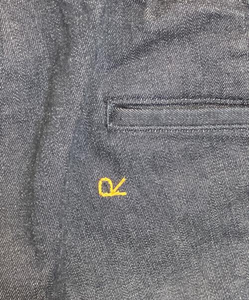 45R（フォーティファイブ・アール）45R (フォーティファイブ・アール) 麦比古ストレッチデニムのサブリナスラックス インディゴ サイズ:3の古着・服飾アイテム