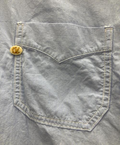 45R（フォーティファイブ・アール）45R (フォーティファイブ・アール) 先染めダンプの908オーシャンプル ブルー サイズ:SIZE3の古着・服飾アイテム