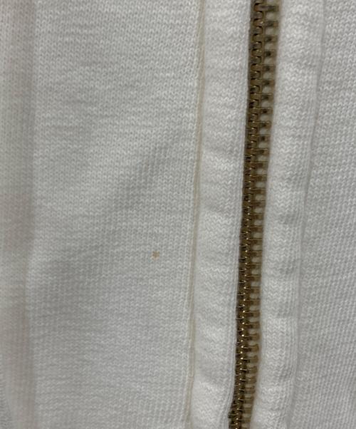 45R（フォーティファイブ・アール）45R (フォーティファイブ・アール) ジップ裏毛の908フーディ オフホワイト サイズ:9.8の古着・服飾アイテム