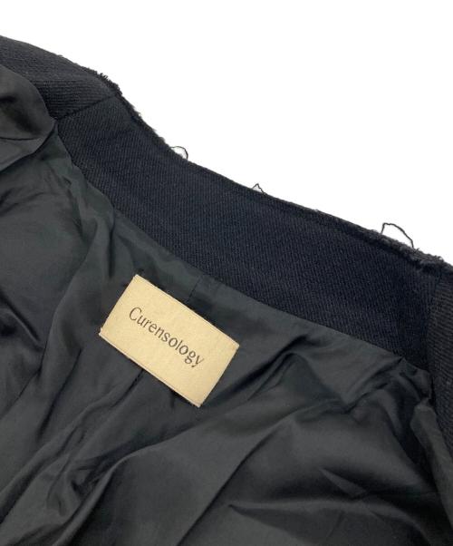 Curensology（カレンソロジー）Curensology (カレンソロジー) オーラロングコート ブラック サイズ:FREEの古着・服飾アイテム