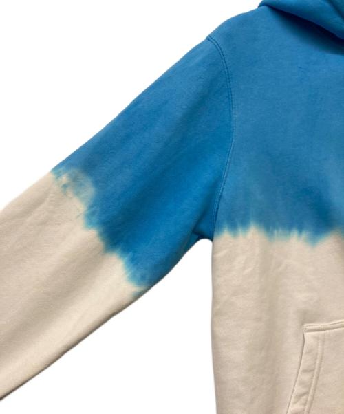 stussy（ステューシー）stussy (ステューシー) タイダイ染めプルオーバーパーカー ブルー×ピンク サイズ:M 未使用品の古着・服飾アイテム
