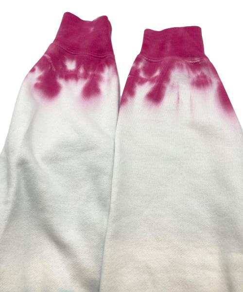 stussy（ステューシー）stussy (ステューシー) タイダイ染めプルオーバーパーカー ブルー×ピンク サイズ:M 未使用品の古着・服飾アイテム