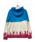 stussy (ステューシー) タイダイ染めプルオーバーパーカー ブルー×ピンク サイズ:M 未使用品：9000円