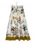 Diagram (ダイアグラム) ランダムボタニカルスカート ホワイト サイズ:SIZE 36：4000円