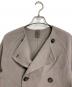 ROPE (ロペ) リバーショートビーバーダブルボタンコート　ショートコート　ウールコート　アウター グレージュ サイズ:38：6000円