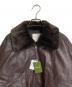 FREAK'S STORE (フリークストア) ファー襟付き フェイクレザーブルゾン ブラウン サイズ:FREE：7000円