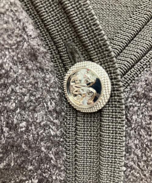 GRACE CONTINENTAL（グレースコンチネンタル）GRACE CONTINENTAL (（グレースコンチネンタル) モールニットカーディガン カーキ サイズ:36の古着・服飾アイテム