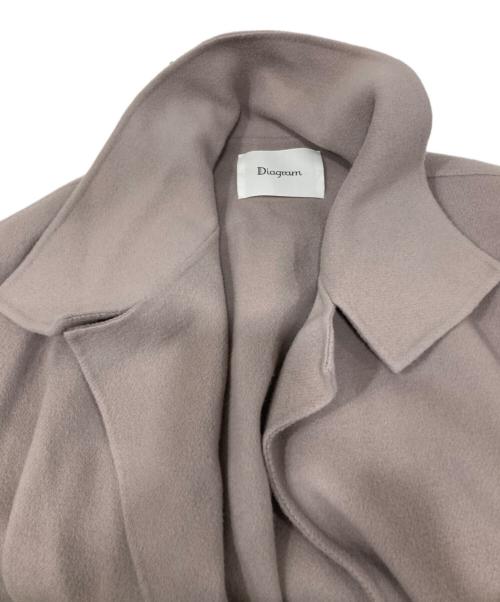 Diagram（ダイアグラム）Diagram (ダイアグラム) ベルト付リバートレンチストール0321484515 グレージュ サイズ:Fの古着・服飾アイテム