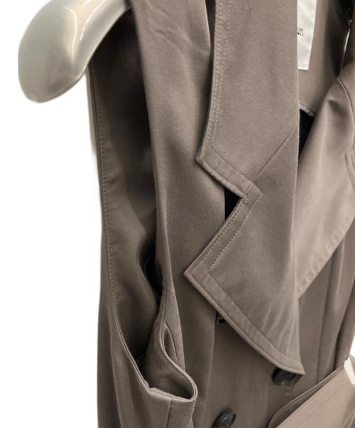 Diagram（ダイアグラム）Diagram (ダイアグラム) カットアウトトレンチノースリーブワンピース グレー サイズ:SIZE36の古着・服飾アイテム
