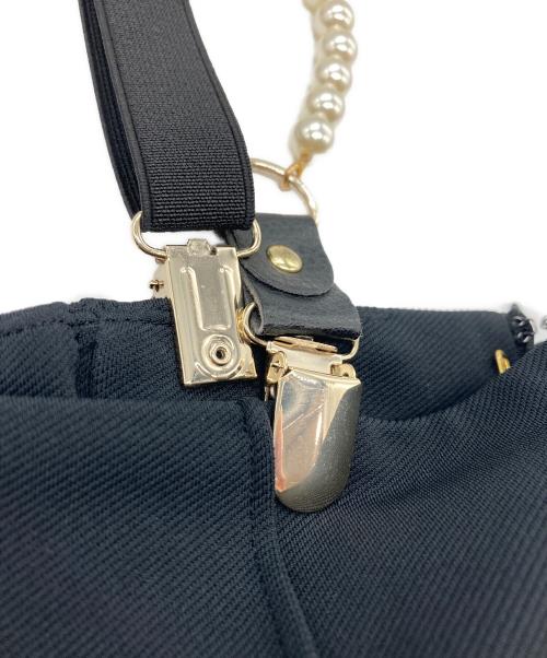 Diagram（ダイアグラム）Diagram (ダイアグラム) ワイドストレートサロペット ブラック サイズ:36の古着・服飾アイテム