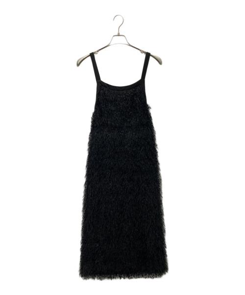 GRACE CLASS（グレースクラス）GRACE CLASS (グレースクラス) フェザーコンビキャミドレス ブラック サイズ:SIZE36の古着・服飾アイテム