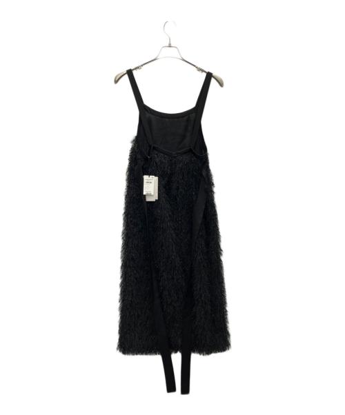 GRACE CLASS（グレースクラス）GRACE CLASS (グレースクラス) フェザーコンビキャミドレス ブラック サイズ:SIZE36の古着・服飾アイテム