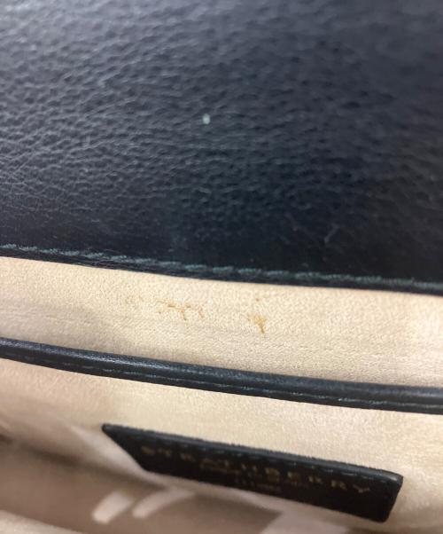 STRATHBERRY（ストラスベリー）STRATHBERRY (ストラスベリー) チェーンショルダーバッグ ブラックの古着・服飾アイテム