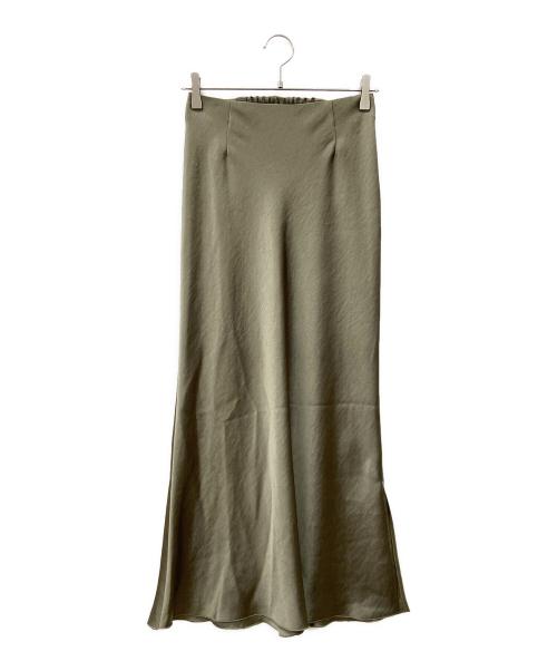 IENA（イエナ）IENA (イエナ) ダブルサテンスカート グリーン サイズ:36の古着・服飾アイテム