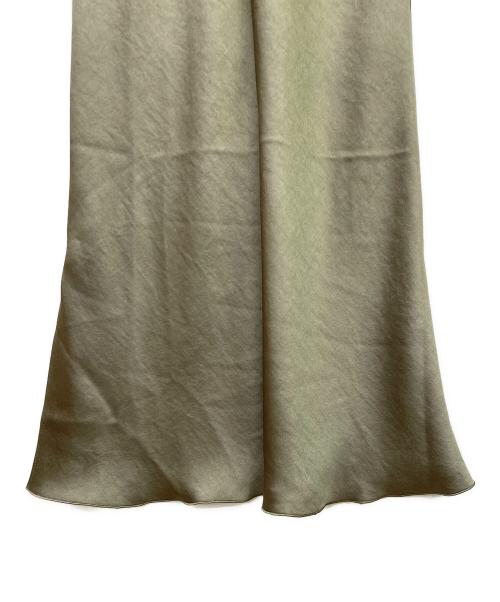 IENA（イエナ）IENA (イエナ) ダブルサテンスカート グリーン サイズ:36の古着・服飾アイテム