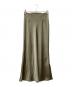 IENA（イエナ）の古着「ダブルサテンスカート」｜グリーン