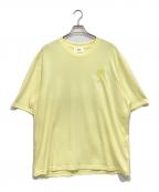 AMI Alexandre Mattiussiアミアレクサンドルマテュッシ）の古着「ハート刺繍Tシャツ/E22UTS002.726」｜イエロー