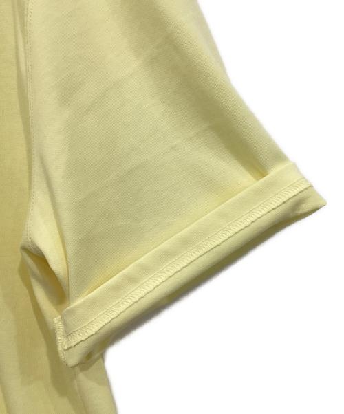 AMI Alexandre Mattiussi（アミアレクサンドルマテュッシ）AMI Alexandre Mattiussi (アミアレクサンドルマテュッシ) ハート刺繍Tシャツ/E22UTS002.726 イエロー サイズ:XLの古着・服飾アイテム