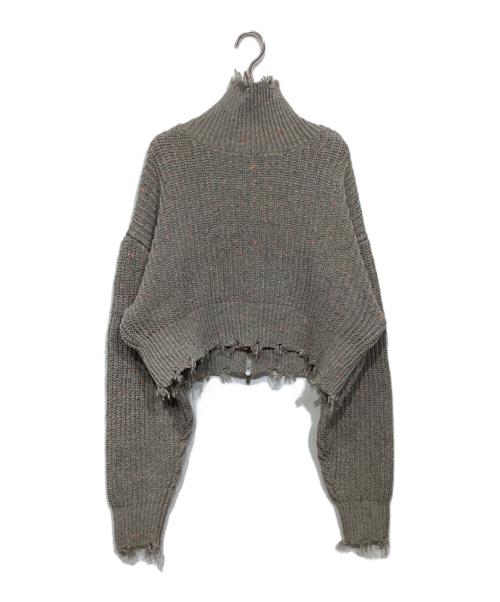 MAISON SPECIAL（メゾンスペシャル）MAISON SPECIAL (メゾンスペシャル) 2way Front Zip Knit Wear 21232365711 グレー サイズ:Freeの古着・服飾アイテム