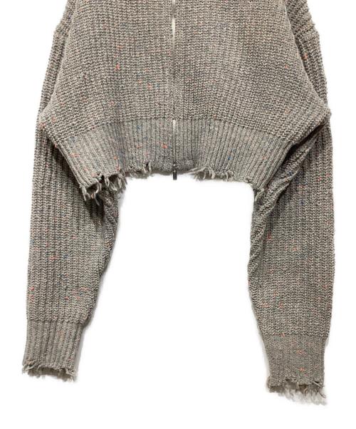 MAISON SPECIAL（メゾンスペシャル）MAISON SPECIAL (メゾンスペシャル) 2way Front Zip Knit Wear 21232365711 グレー サイズ:Freeの古着・服飾アイテム