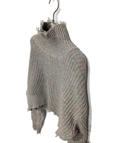 MAISON SPECIAL（メゾンスペシャル）MAISON SPECIAL (メゾンスペシャル) 2way Front Zip Knit Wear 21232365711 グレー サイズ:Freeの古着・服飾アイテム