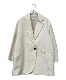 Rouge vif（ルージュヴィフ）の古着「ウールコート」｜ホワイト