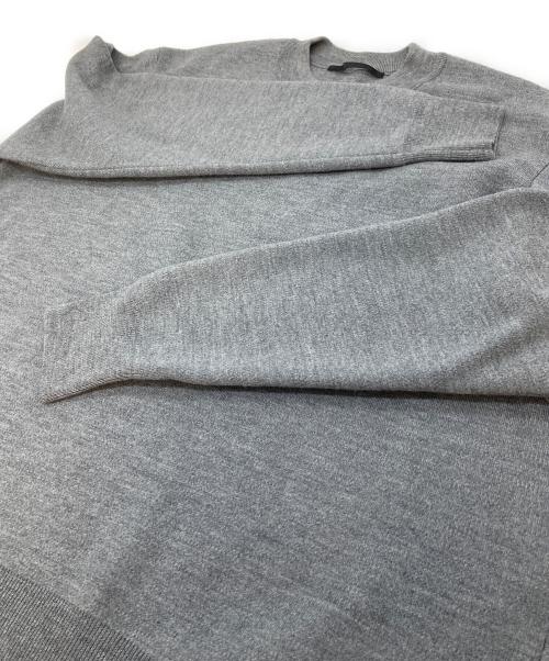 AP STUDIO（エーピーストゥディオ）AP STUDIO (エーピーストゥディオ) ベーシッククルーネックニット グレー サイズ:FREEの古着・服飾アイテム