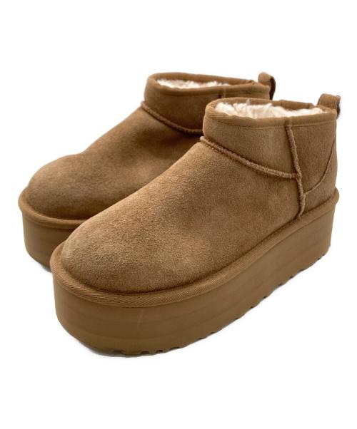 UGG（アグ）UGG (アグ) classic ultra mini platform ベージュ サイズ:23cmの古着・服飾アイテム