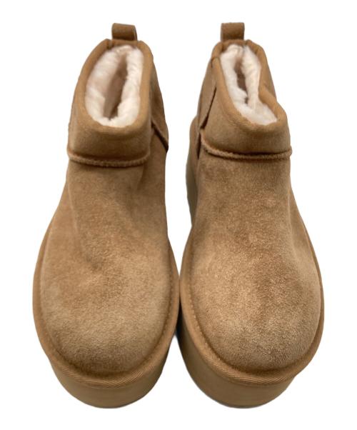 UGG（アグ）UGG (アグ) classic ultra mini platform ベージュ サイズ:23cmの古着・服飾アイテム