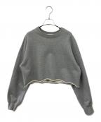 EVERYDAY I LIKE.エヴリデイ アイ ライク）の古着「Cropped スウェット プルオーバー」｜グレー