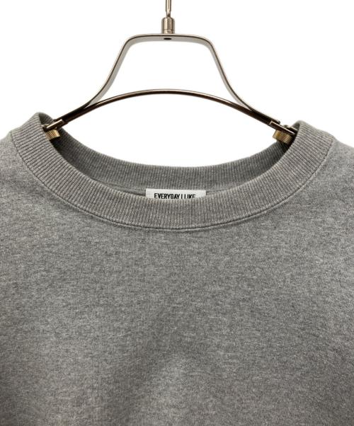 EVERYDAY I LIKE.（エヴリデイ アイ ライク）EVERYDAY I LIKE. (エヴリデイ アイ ライク) Cropped スウェット プルオーバー グレー サイズ:Freeの古着・服飾アイテム