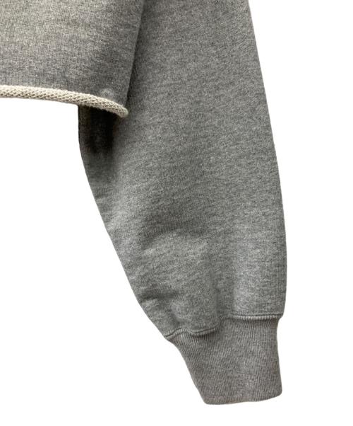 EVERYDAY I LIKE.（エヴリデイ アイ ライク）EVERYDAY I LIKE. (エヴリデイ アイ ライク) Cropped スウェット プルオーバー グレー サイズ:Freeの古着・服飾アイテム